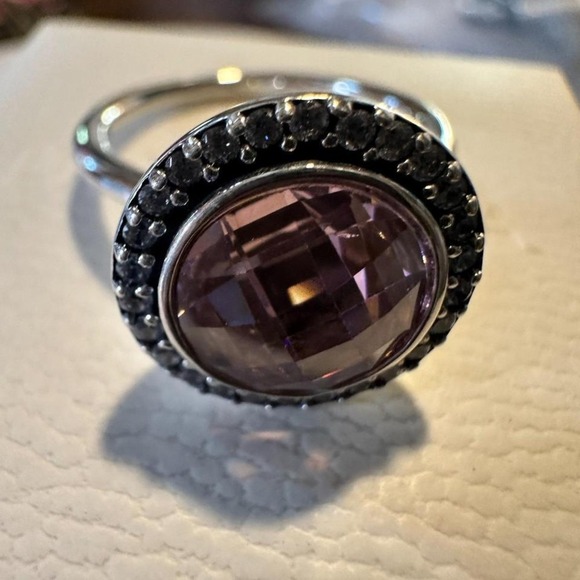AUTHENTIC PANDORA BRILLIANT LEGACY PINK CZ RING 190904 SIZE 7 (54) - Picture 3 of 8